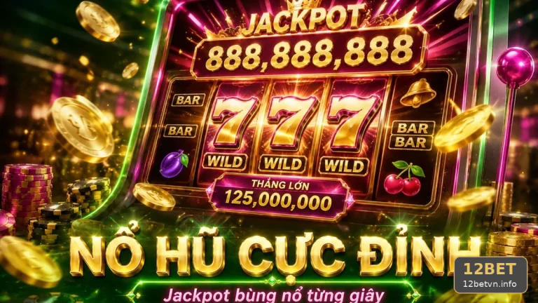 Kiểm Tra Giao Diện Nổ Hũ, Slot Và Jackpot Tại 12BET: Nhận Diện Dấu Hiệu Nên Dừng Phiên, Lưu Lịch Sử Giao Dịch – Câu Hỏi Thường Gặp Góc Kiểm Chứng Theo Tên Miền 12betvn.info